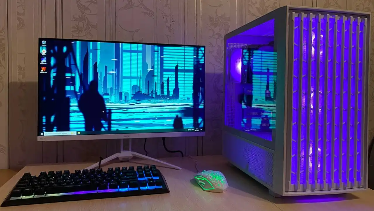 Игровой компьютер с монитором 24 дюйма