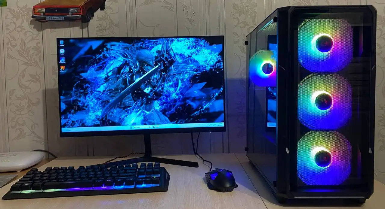 Продам игровой компьютер с монитором MI 24 дюйма