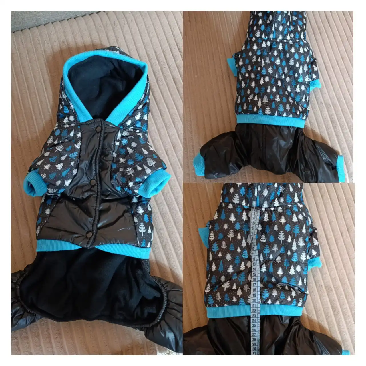 Теплый комбинезон для собак размер XL