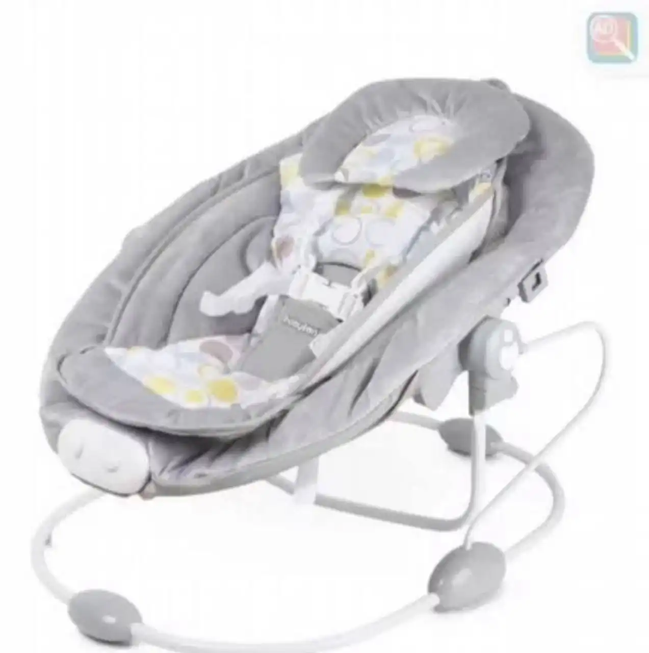 Электрокачели/шезлонг 2 в 1 с вибрацией и музыкой