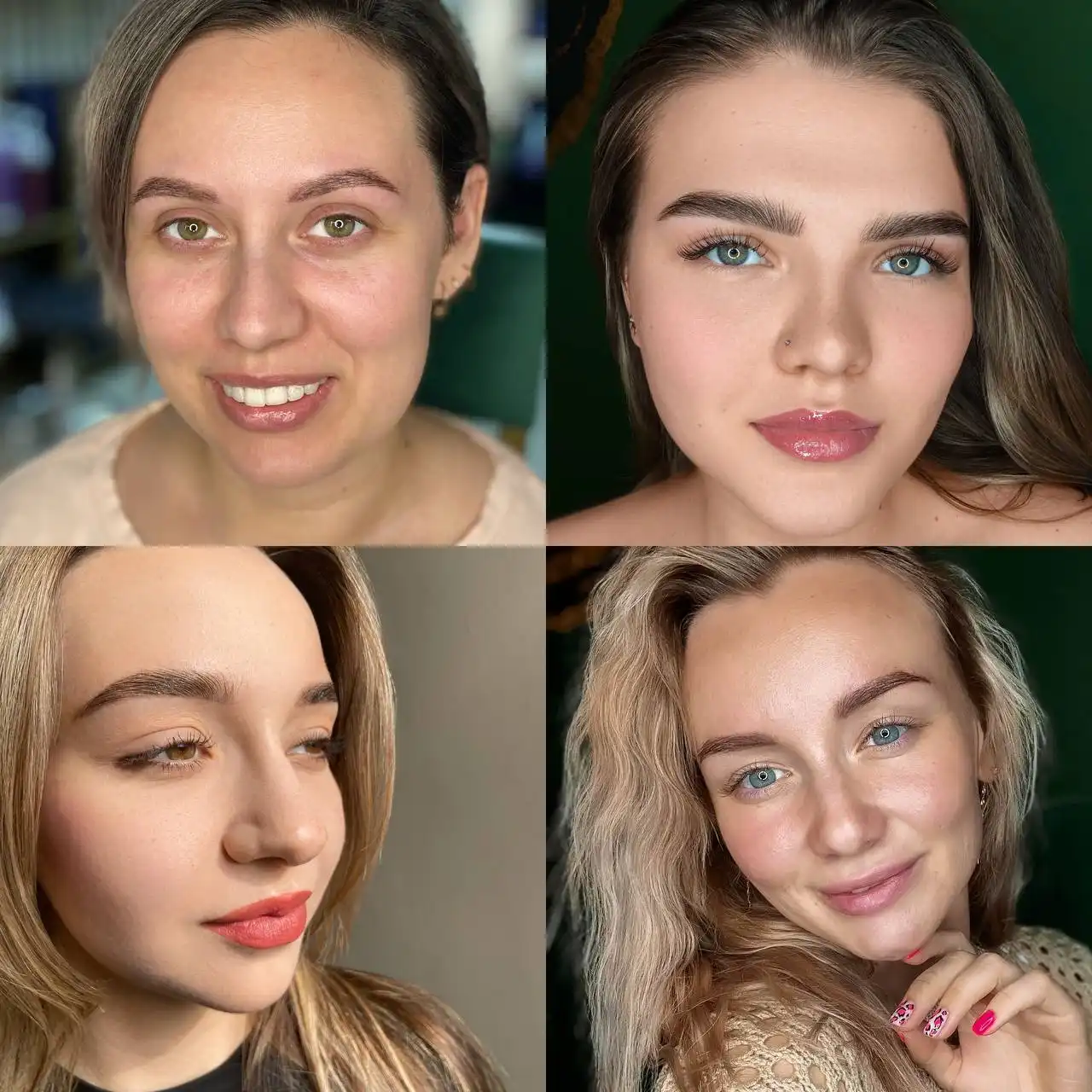 Услуги по уходу за бровями и лицом