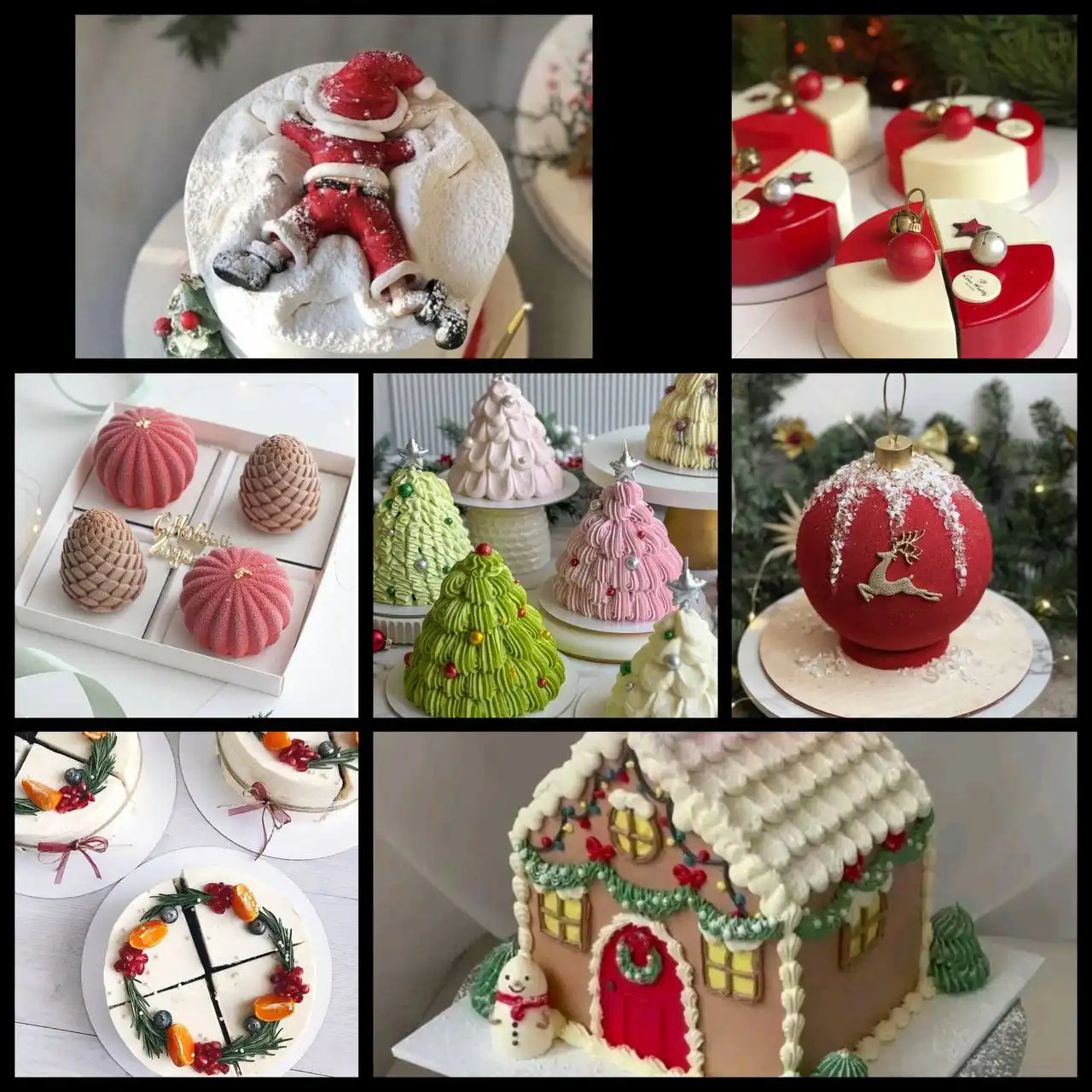 Новогодние торты и десерты на заказ