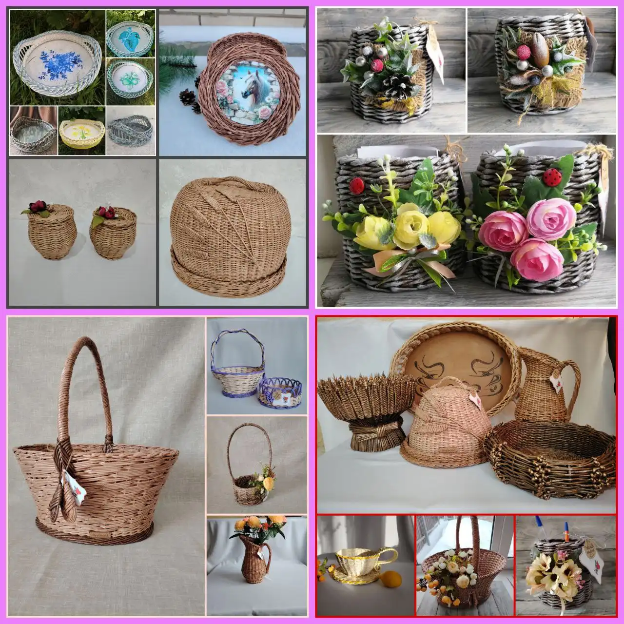 Изделия из Эко лозы к Новому году и Рождеству - Хендмейд (Барахолка) в Гальбштадт