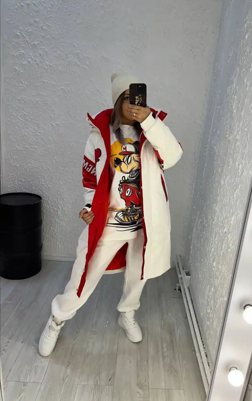 Спортивный костюм тройка на флисе с шапкой - Спортивная одежда (Одежда) в Барнаул