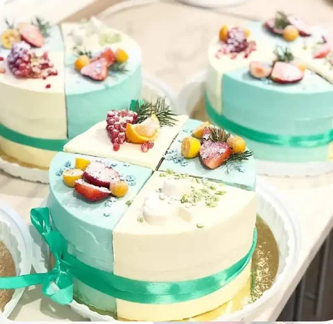 Торты четвертинки 4 вкуса в 1 - Кухня в Барнаул