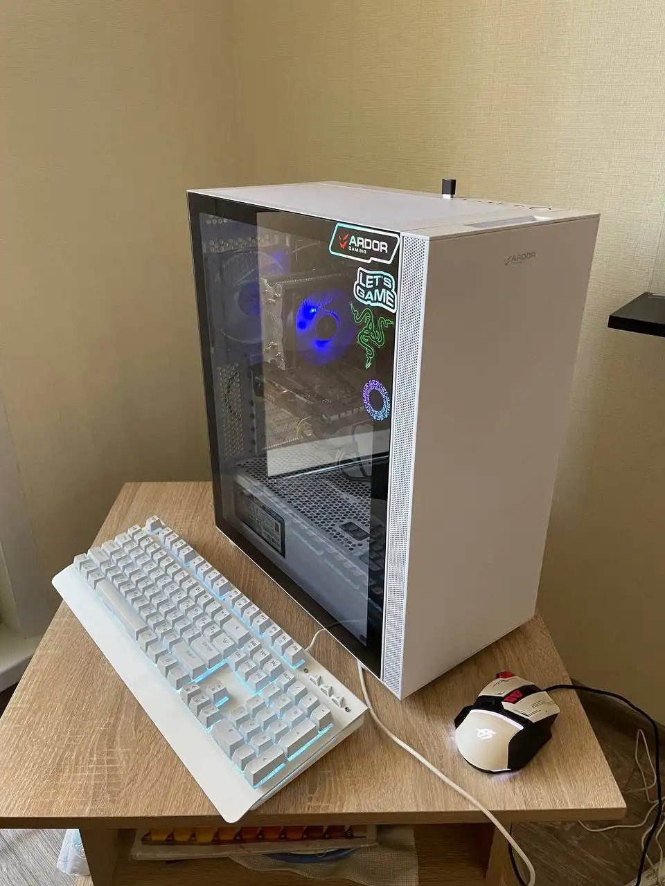 Игровой ПК с монитором и комплектующими - Компьютеры и комплектующие (Электроника) в Барнаул