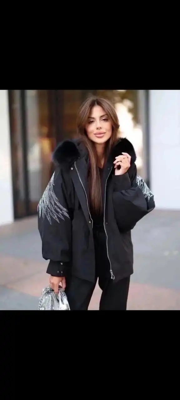 Куртка натуральная подстёжка кролик и опушка песец - Верхняя одежда (Одежда) в Барнаул