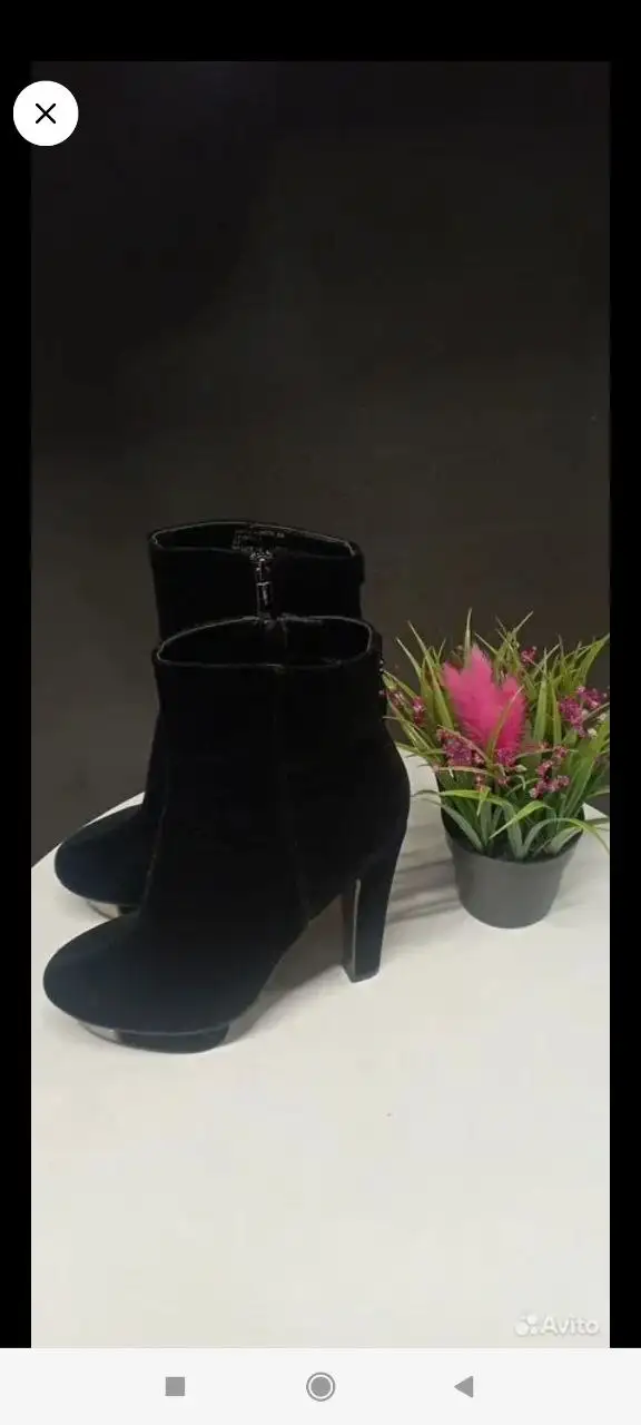 Ботильоны эколак и ЭКО замша б/у 38 размер - Обувь (Одежда) в Барнаул