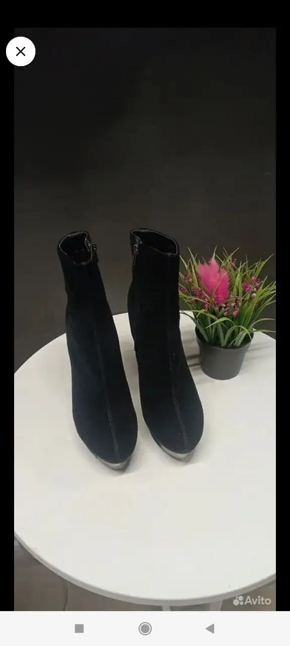 Ботильоны эколак и ЭКО замша б/у 38 размер - Обувь (Одежда) в Барнаул