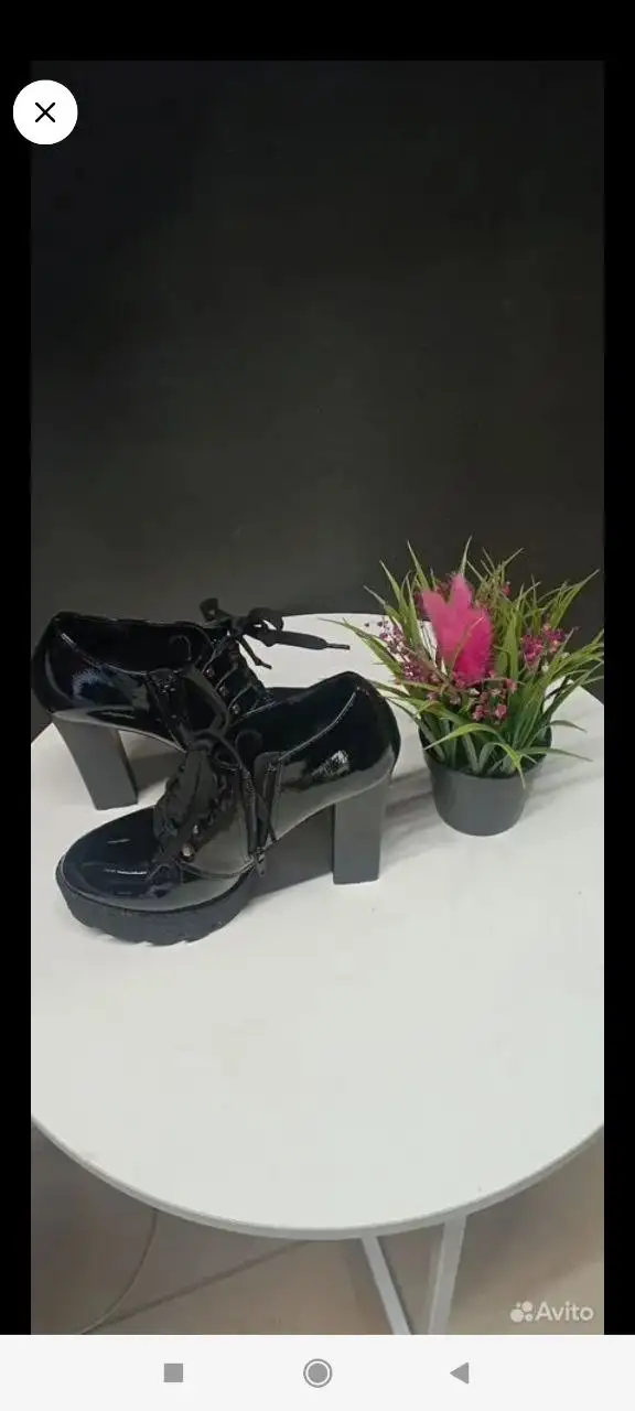 Ботильоны эколак и ЭКО замша б/у 38 размер - Обувь (Одежда) в Барнаул