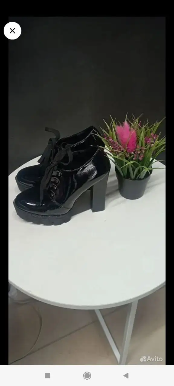 Ботильоны эколак и ЭКО замша б/у 38 размер - Обувь (Одежда) в Барнаул