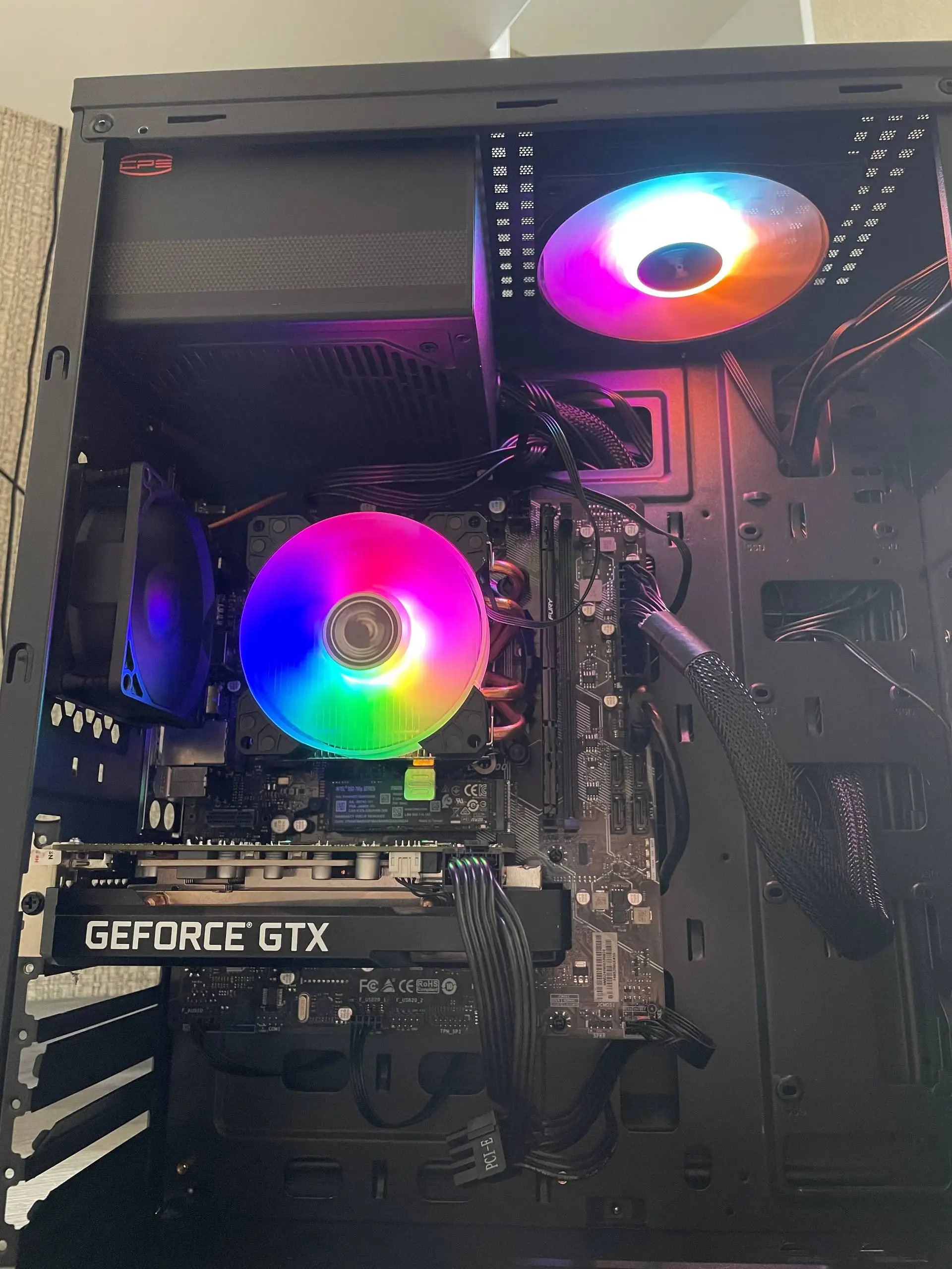 Продам игровой компьютер с процессором i3 12100f и видеокартой GTX 1660 super - Компьютеры и комплектующие (Электроника) в Барнаул