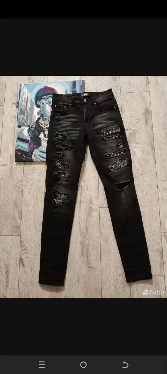 Продам джинсы Amiri Bandana 28 размер - Джинсы (Одежда) в Барнаул