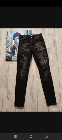 Продам джинсы Amiri Bandana 28 размер - Купальники в Барнаул