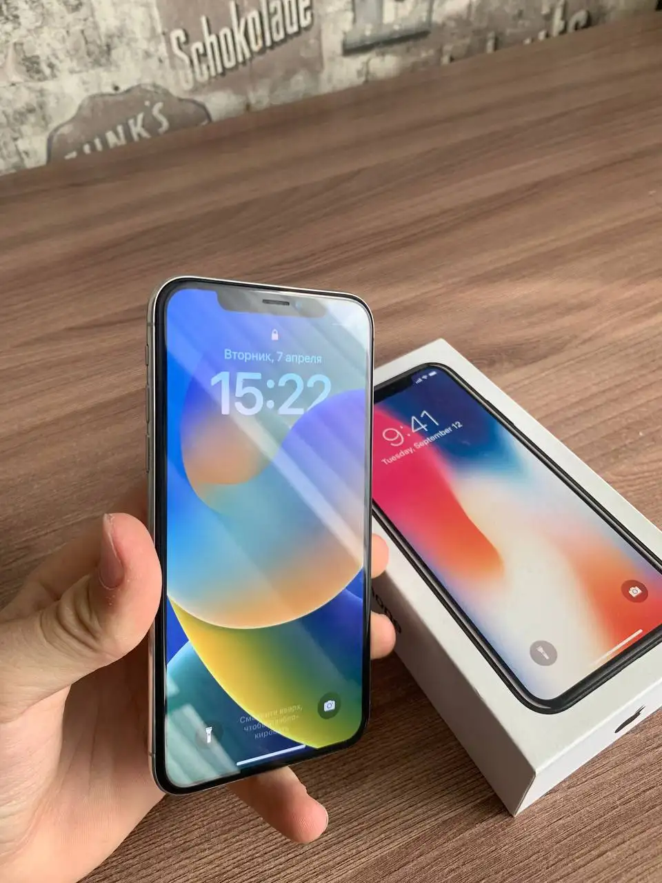Б/У Apple iPhone X серебро 256gb - Смартфоны (Электроника) в Барнаул