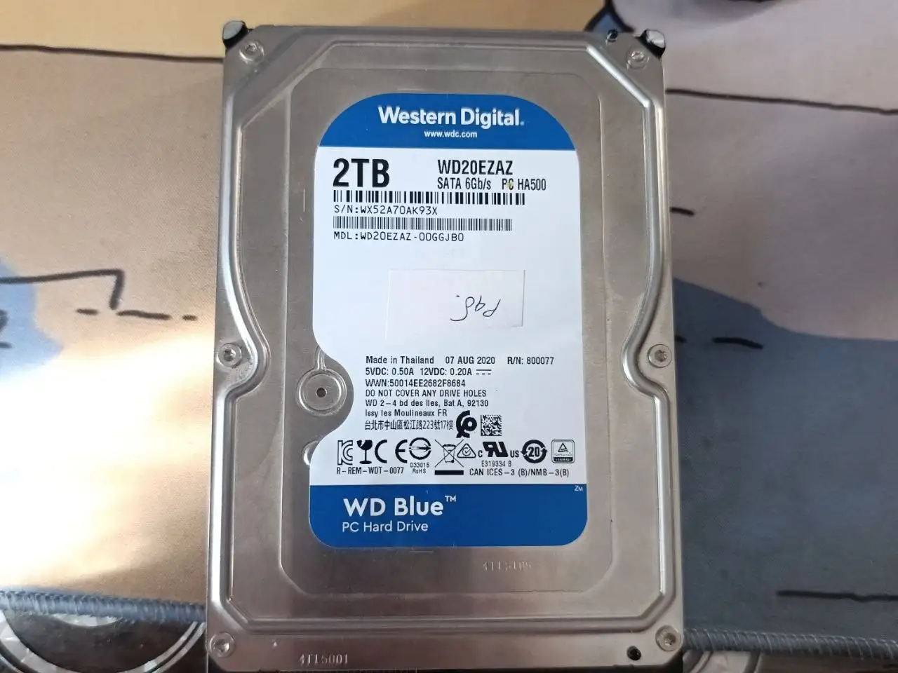 Жесткий диск HDD 2 Tb Western Digital Blue WD20EZAZ - Компьютерные комплектующие (Электроника) в Барнаул