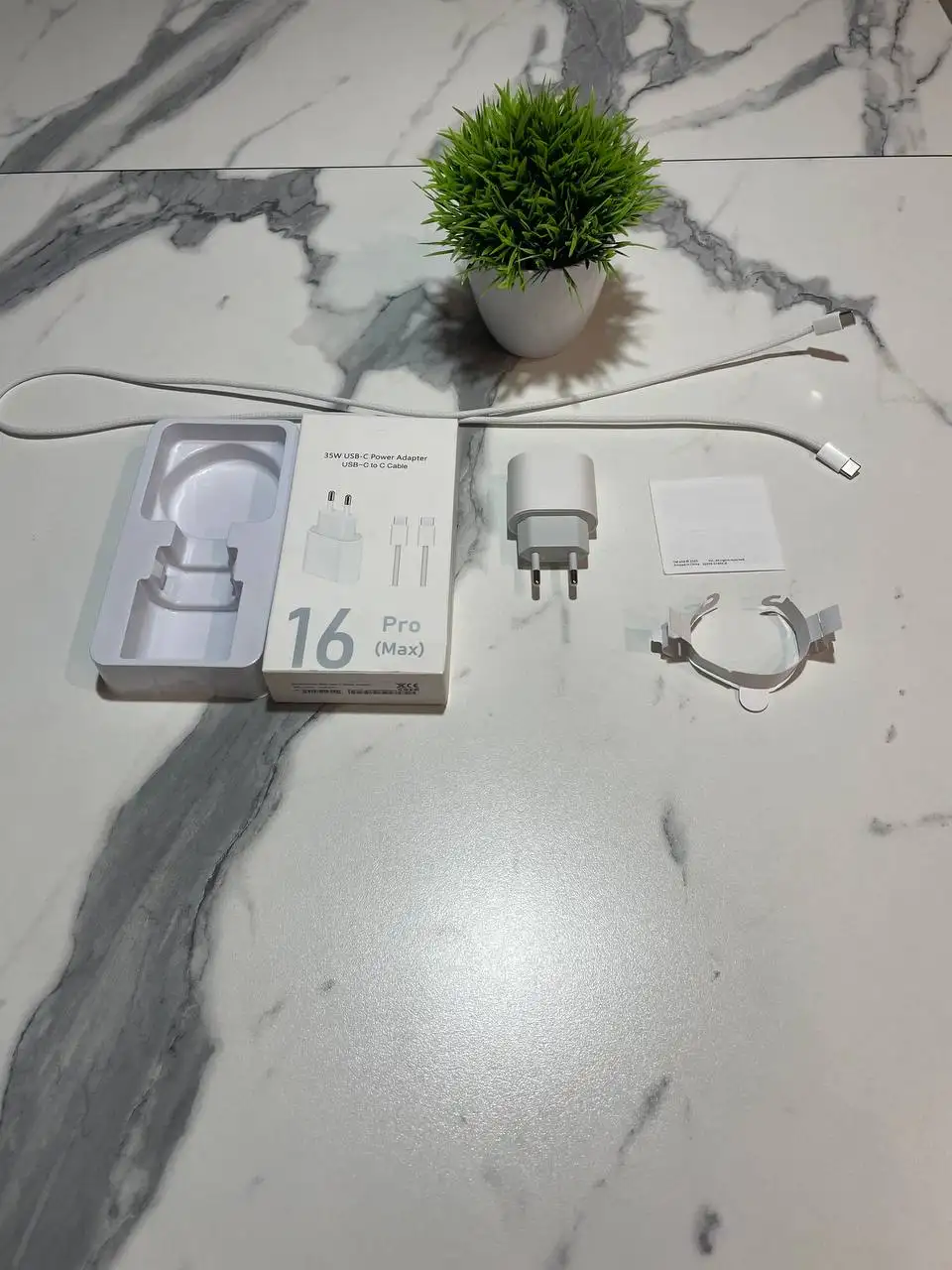 Комплект зарядки для Phone (кабель + блок 35w) - Электроника в Барнаул