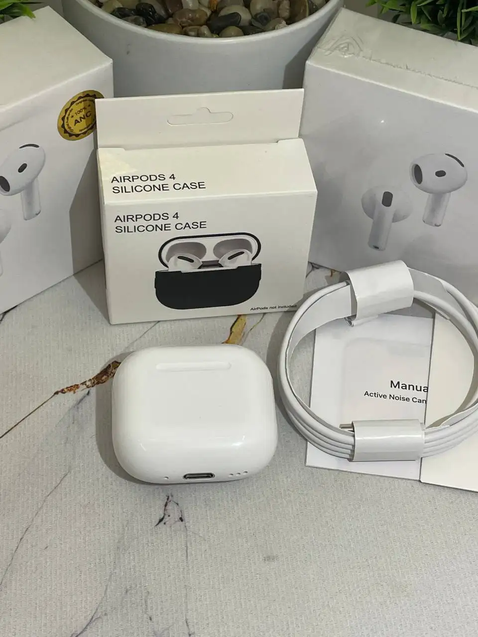 AirPods 4 (новые) с чехлом в подарок - Наушники (Электроника) в Барнаул