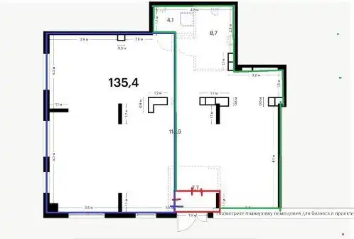 Сдается в аренду ПСН 135.4 м2 в ЖК Ильинские луга, Красногорск - Коммерческая аренда (Недвижимость) в Красногорск
