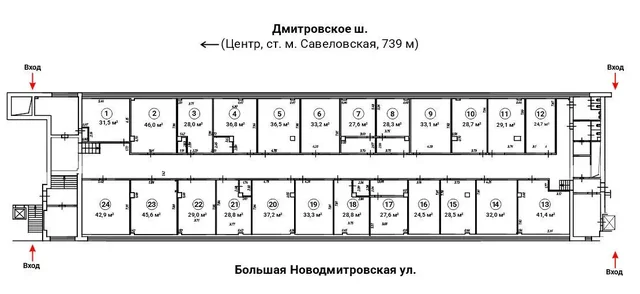 Аренда помещения 28,7 м² в СВАО - Коттеджи в Москва