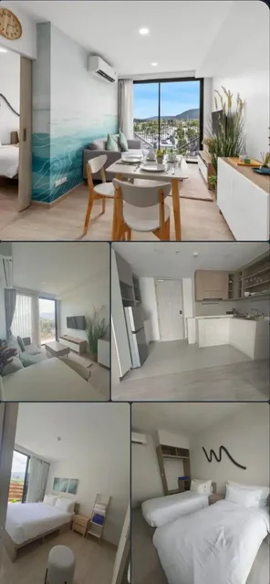 Аренда большой квартиры 60м2 на Пхукете в Sky Park Aurora - Недвижимость в Пхукет