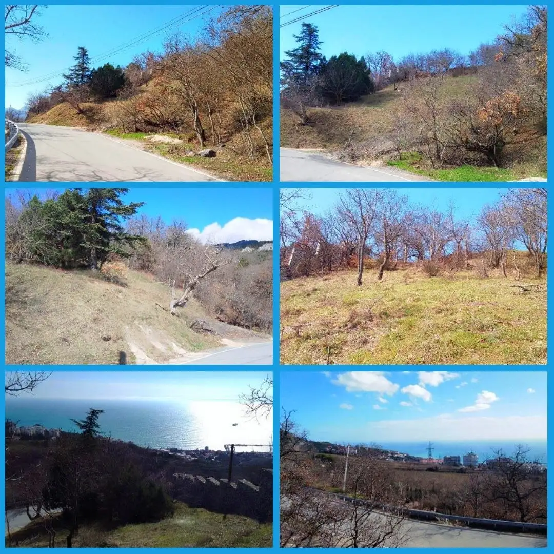 Участок 8 соток с видом на море в пгт. Восход, Ялта - Земля (Недвижимость) в Ялта