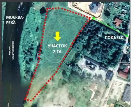 Продажа 2 га на берегу Москва-реки в с. Успенское - Земельные участки (Недвижимость) в с. Успенское