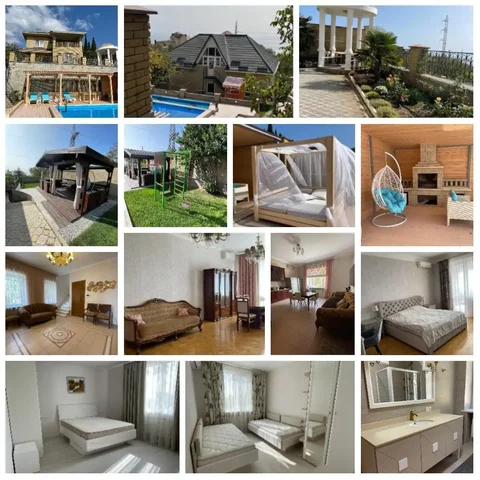 Трехэтажный дом с гостевым домом и бассейном в Никите, Ялта - Недвижимость в Ялта