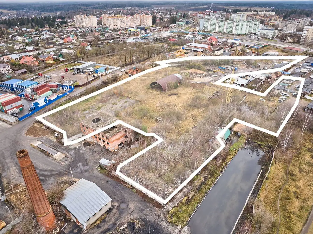 Продажа промышленного участка 2,7 Га с ангаром в пгт Тучково - Коммерческая недвижимость (Недвижимость) в Тучково