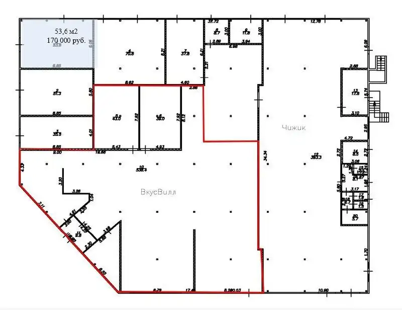 Сдаются помещения в ТРК Кузнечики от собственника - Коммерческая аренда (Недвижимость) в Подольск