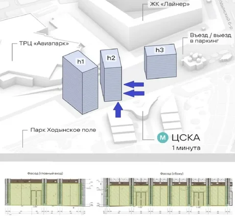 51 м2 от м. ЦСКА Премиальный Ритейл - Коммерческая недвижимость в Москва