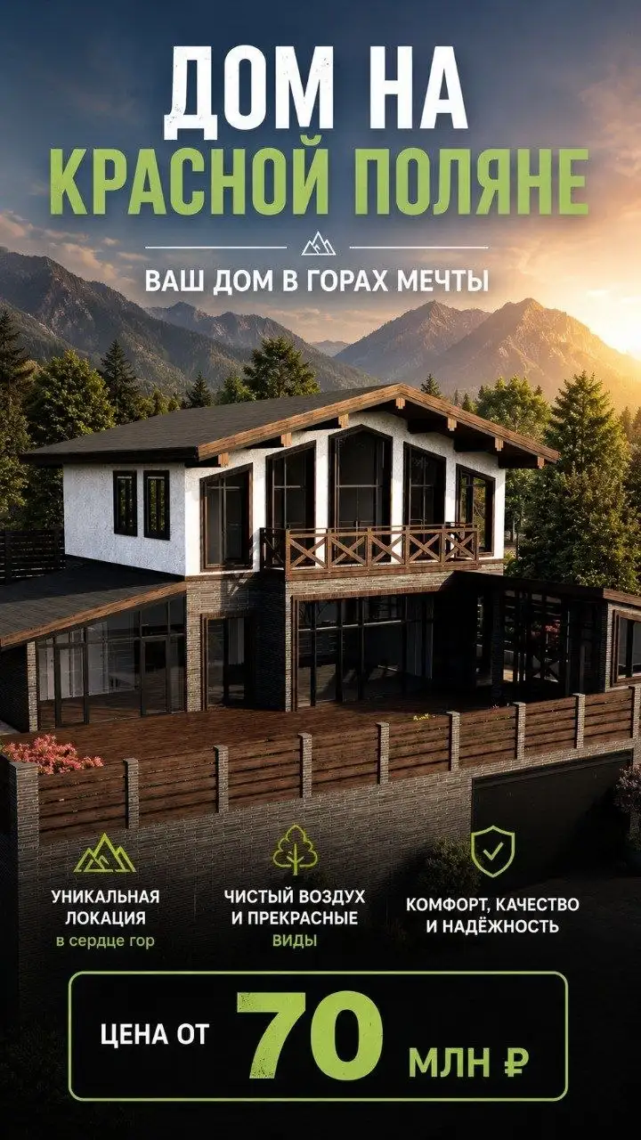 Дом - Недвижимость в Сочи