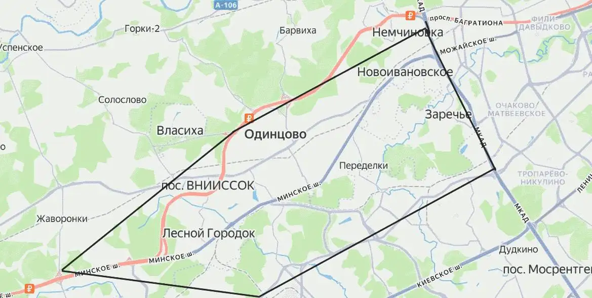Ищу земельный участок промышленного назначения на Минском шоссе - Земельные участки (Недвижимость) в Московская область
