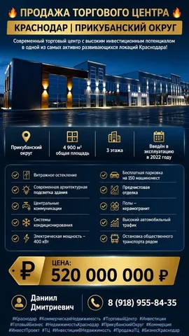 Продажа торгового центра в Краснодаре, Прикубанский округ - Комнаты в Краснодар