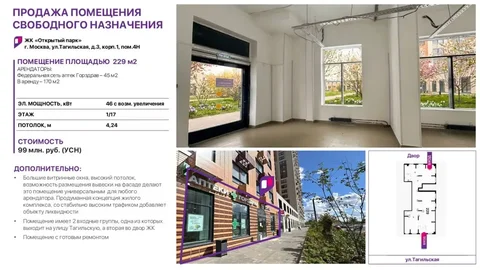 Продажа ПСН в новом ЖК «Открытый парк» - Недвижимость в Москва