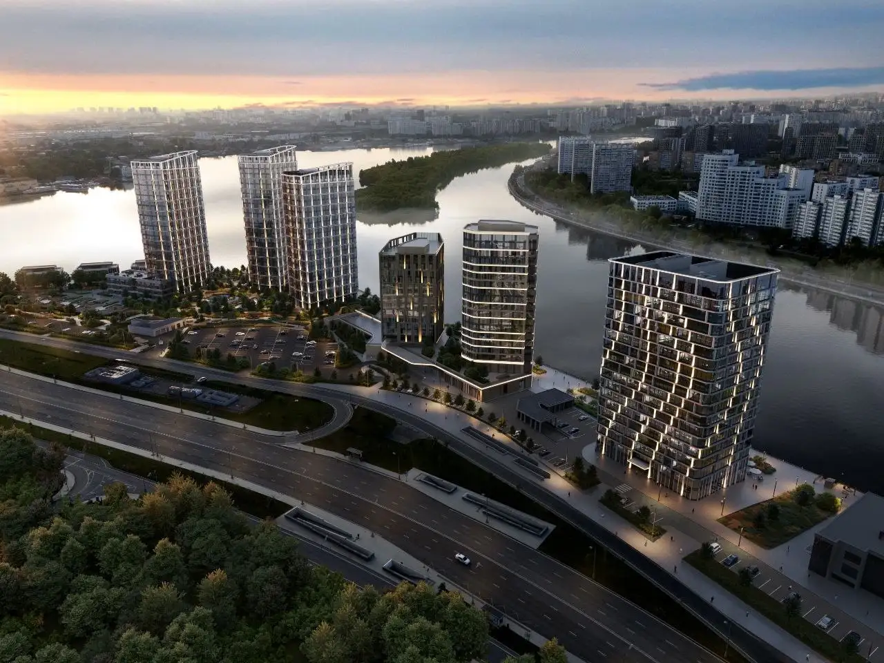 Продажа нового БЦ класса А на берегу реки Москвы - Коммерческая недвижимость (Недвижимость) в Москва