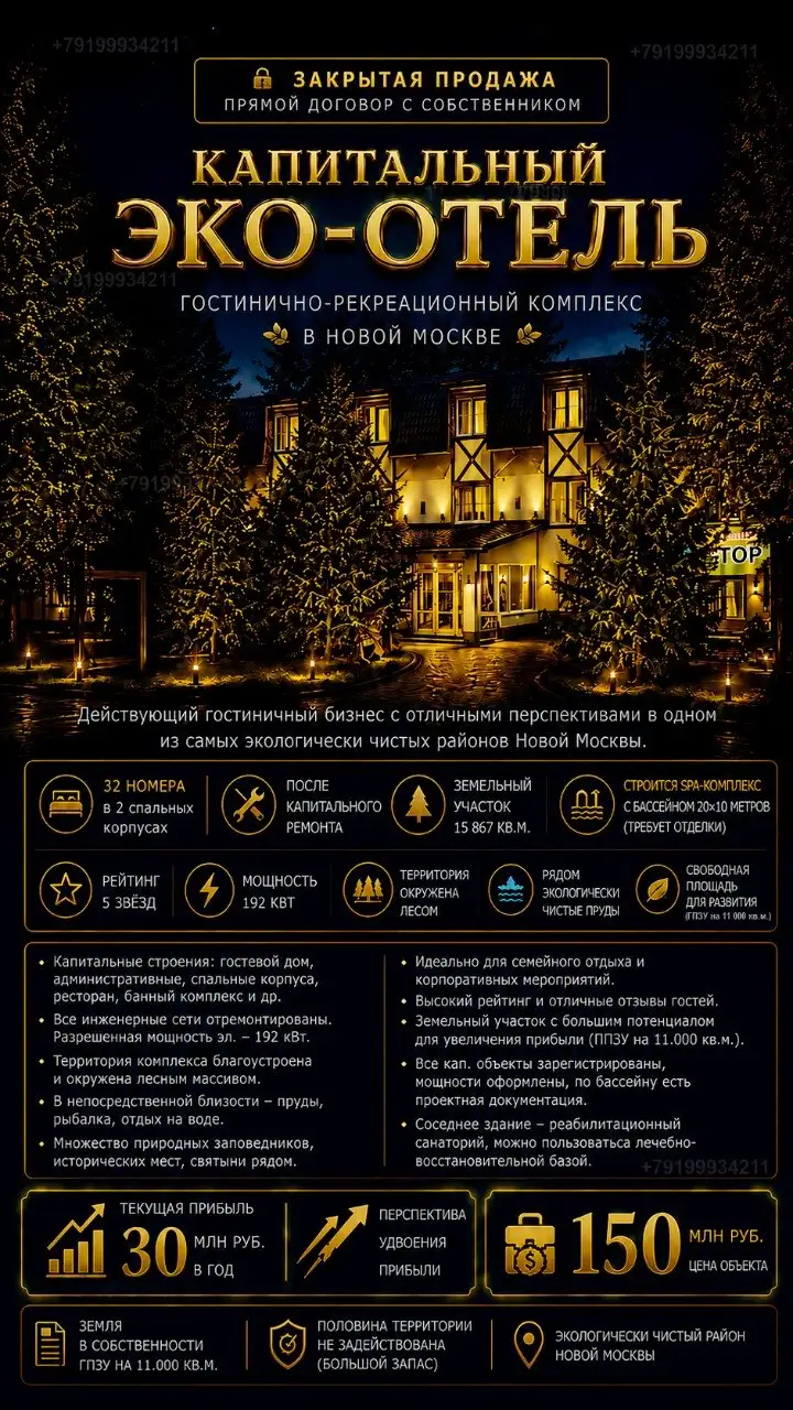 Крупные объекты коммерческой недвижимости в Москве - Коммерческая (Недвижимость) в Москва