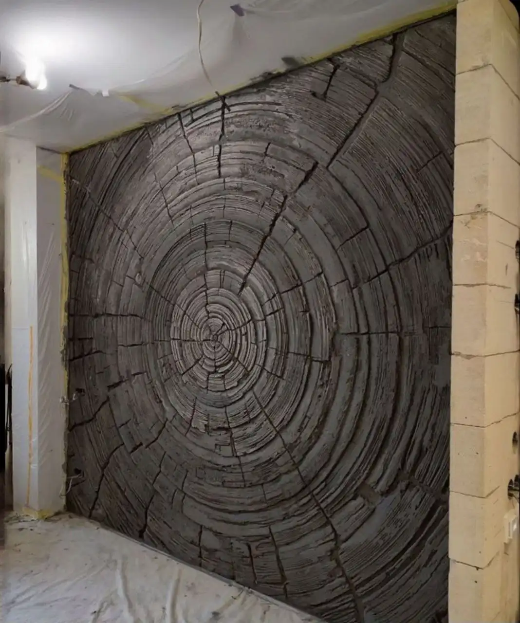 Декоративные скалы и каменные стены ручной работы