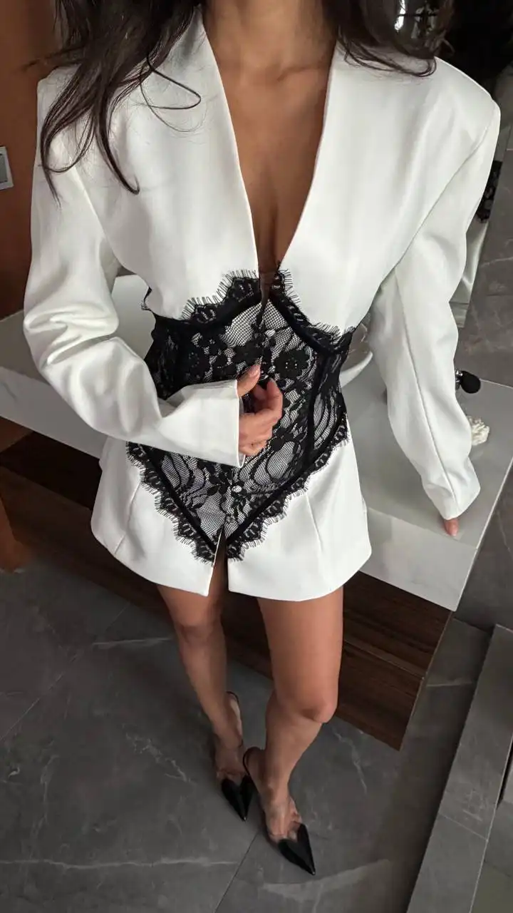 Продам новый пиджак белый размер S-M