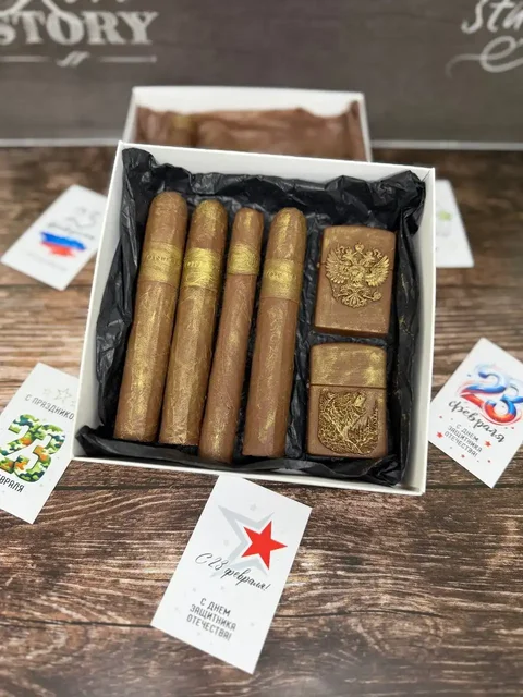 Заказы к 23 февраля: подарки из бельгийского шоколада - Кулинария в Симферополь