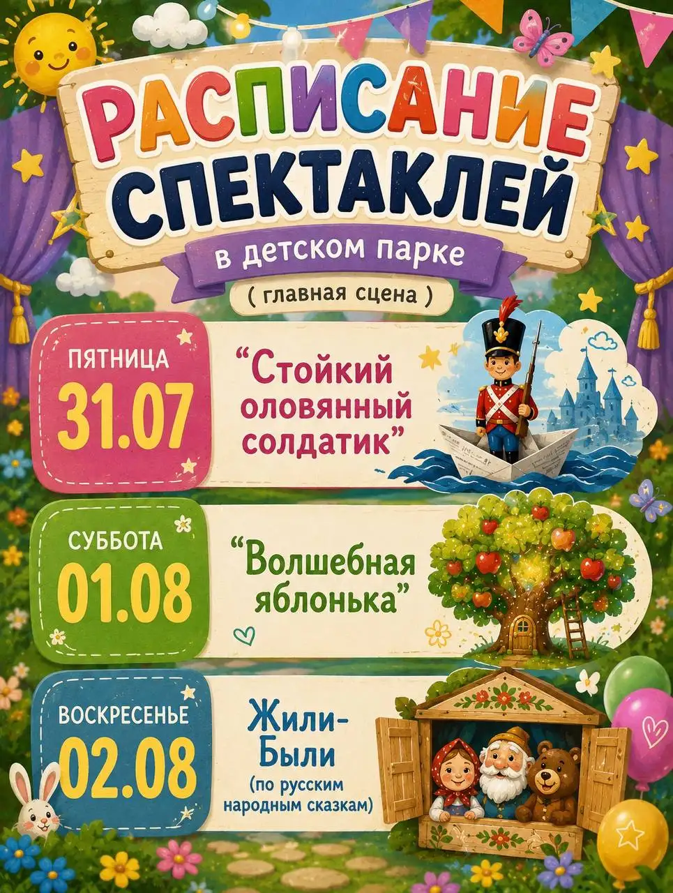 Летние выходные в парках Симферополя: спектакли и живая музыка - Культура и развлечения (Хобби и отдых) в Симферополь