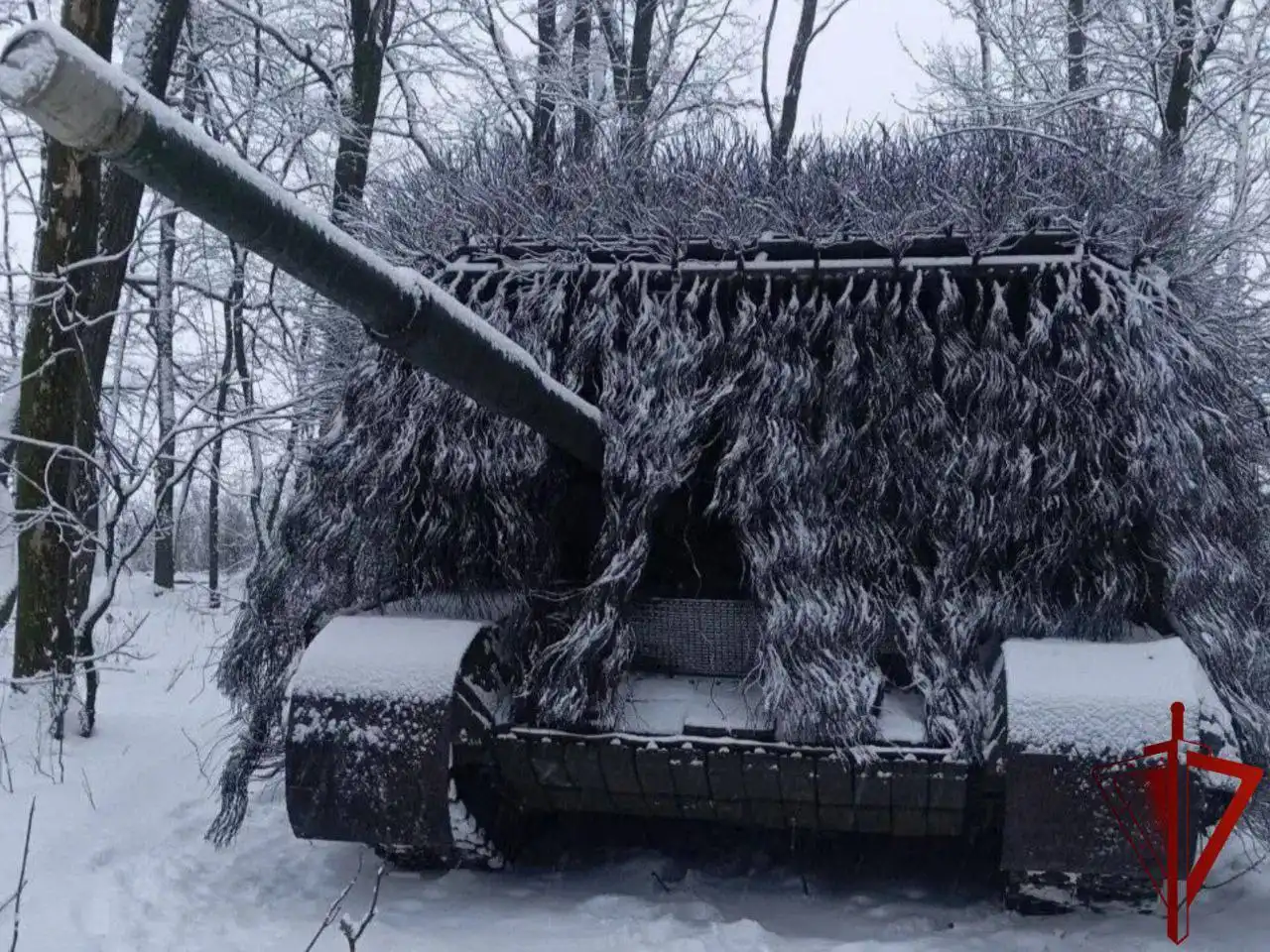 Мохнатый танк 116-й отдельной бригады Росгвардии