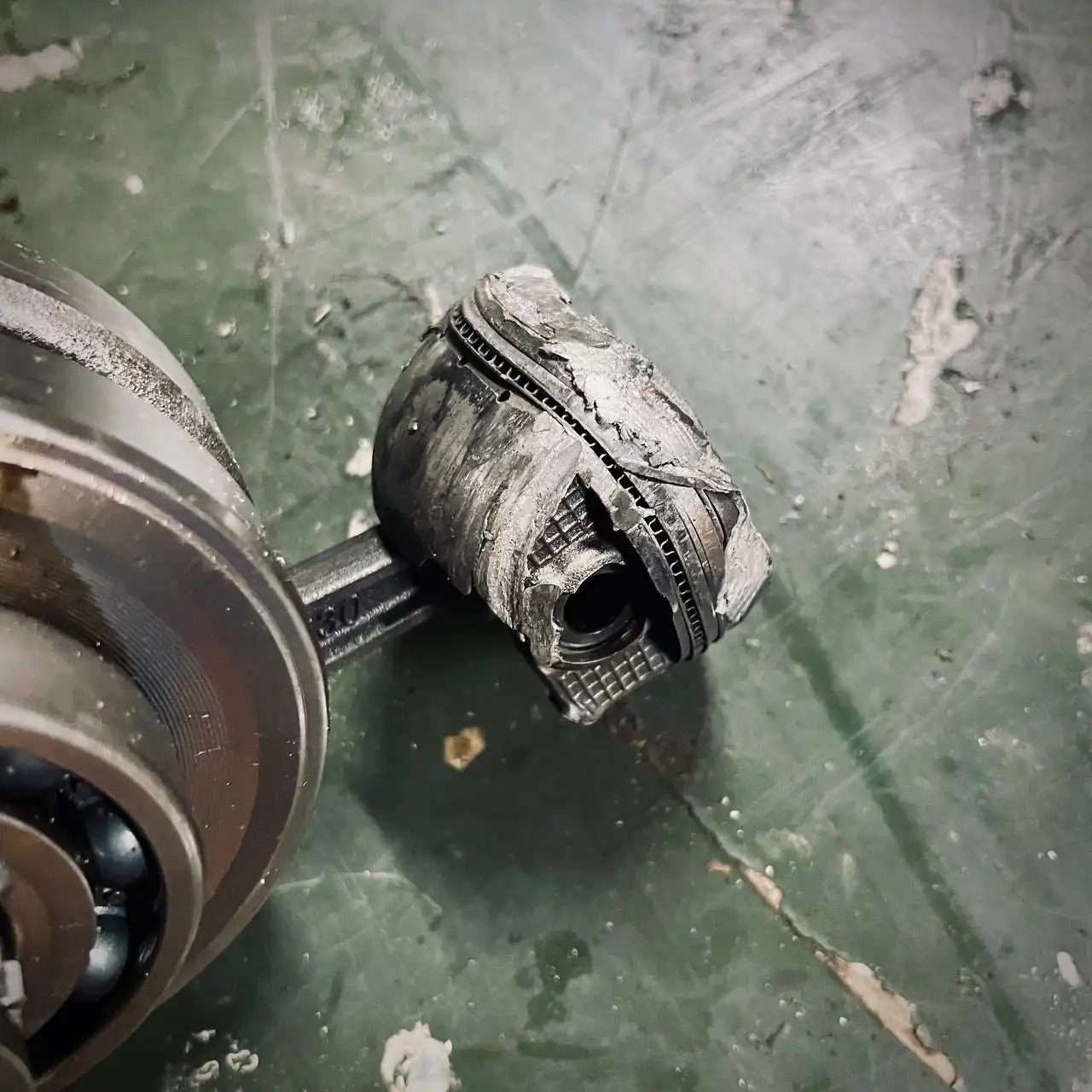 Питбайк с повреждением поршневой - Мотоциклы (Авто) в Новокузнецк