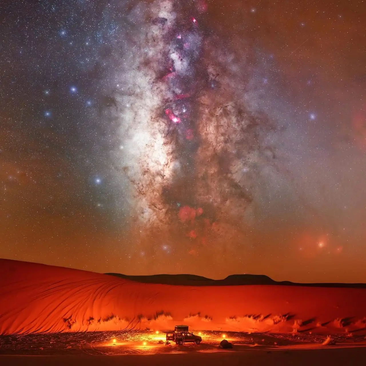 Ночь в марокканской пустыне под Млечным Путём - Астрофотография (Хобби и отдых) в Новокузнецк
