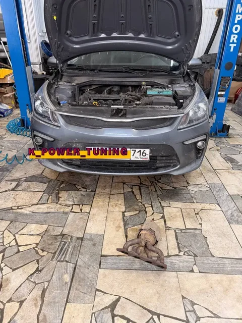 KIA RIO 2017 с заменой катализатора на ремкат - Фильтры в Новокузнецк