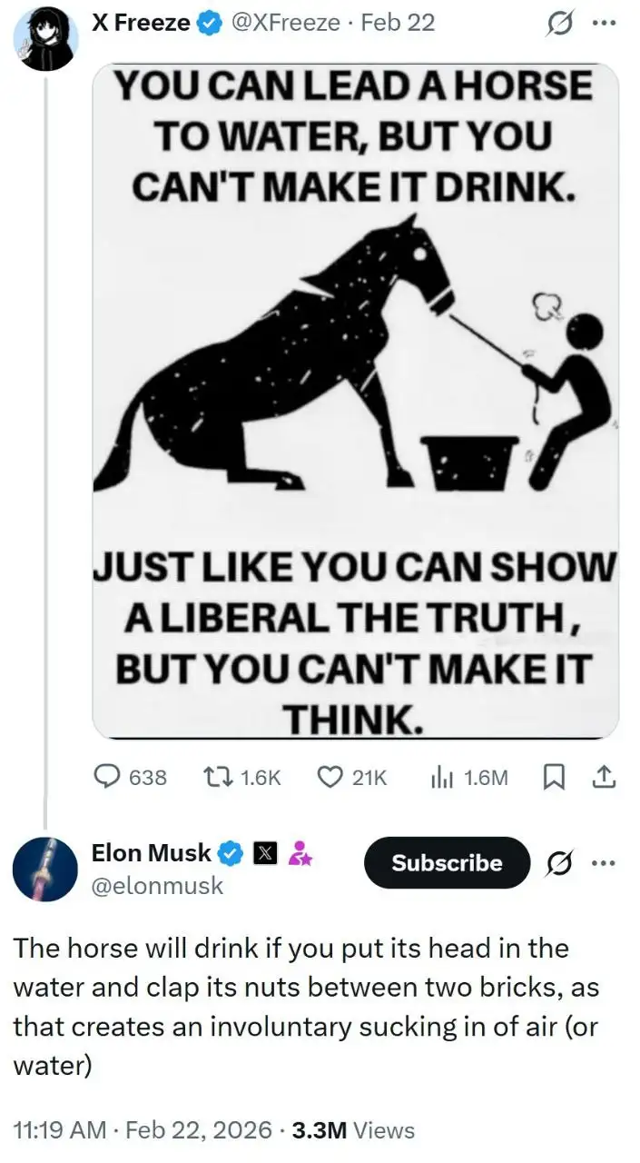 Илон Маск о коммуникации с либералами - Барахолка в Новокузнецк