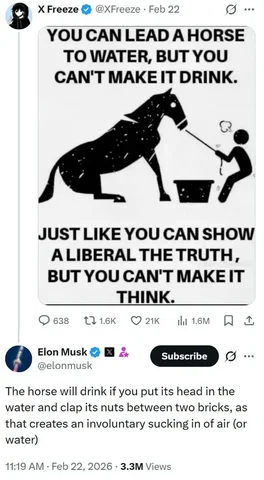 Илон Маск о коммуникации с либералами - Продукты питания в Новокузнецк