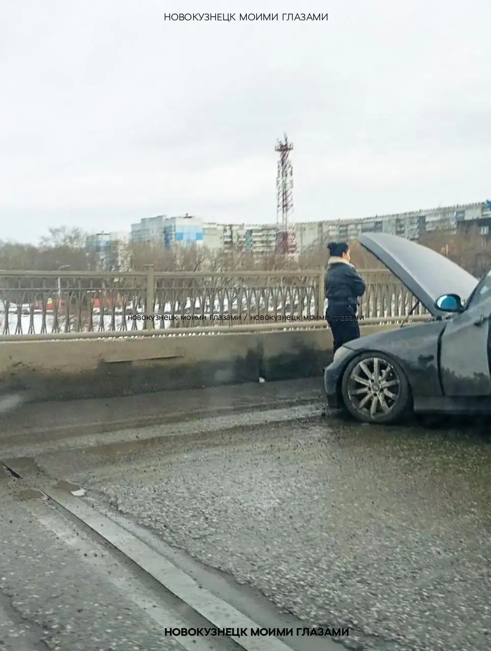 ДТП на виадуке у Планеты - Барахолка в Новокузнецк