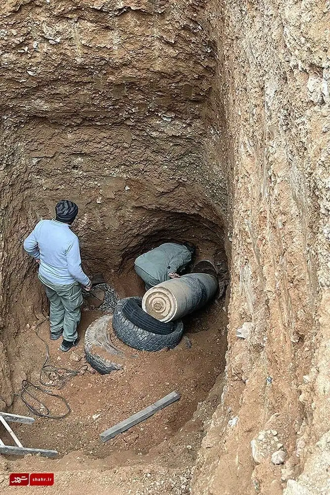 Кадры извлечения неразорвавшейся бомбы из-под земли в Тегеране - Барахолка в Новокузнецк