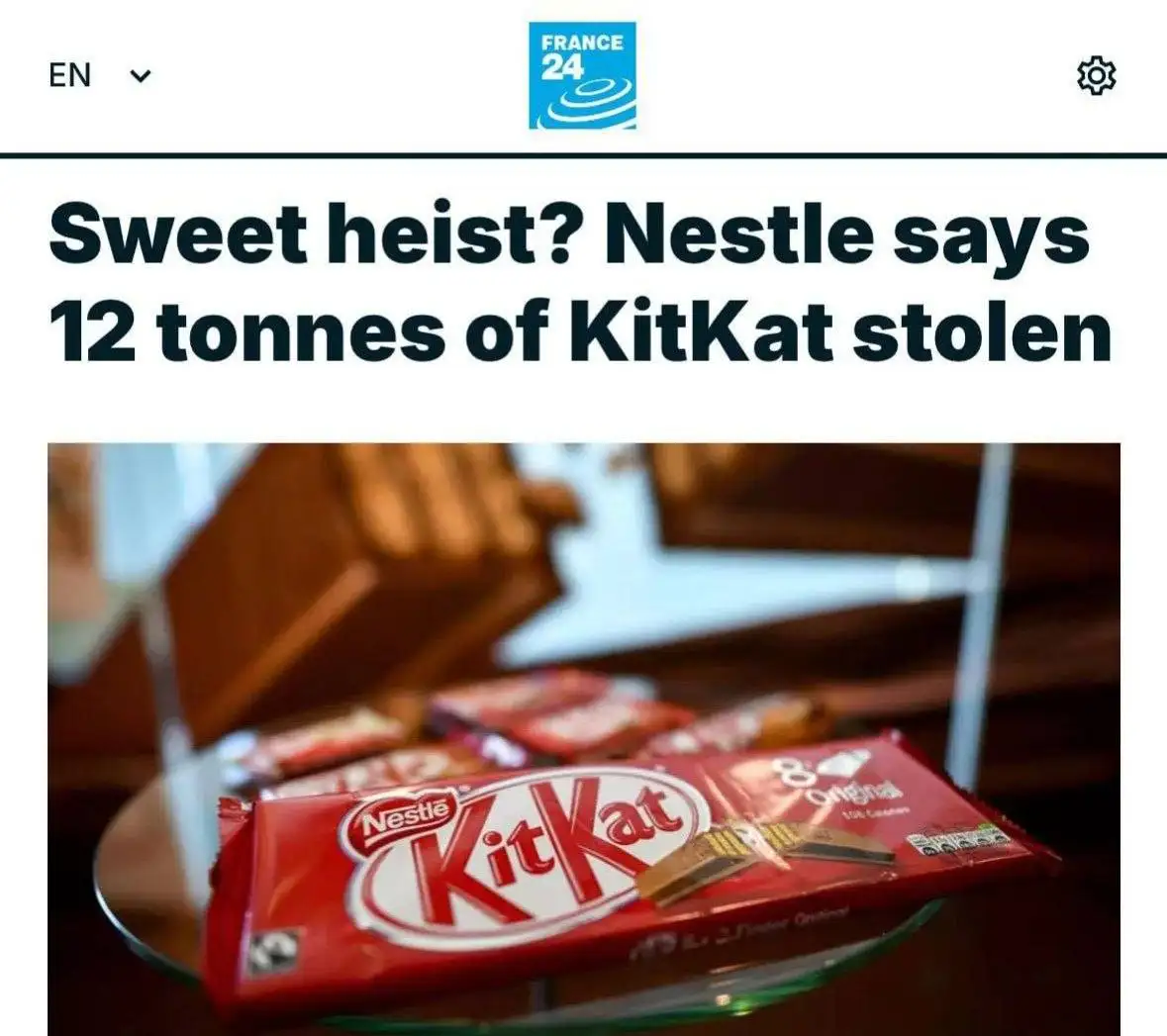 Кража грузовика с 12 тоннами KitKat - Барахолка в Новокузнецк